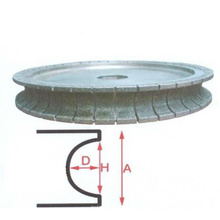 Suprema qualidade suprema abrasiva rebolo segmento de diamante super x5000 borda de vidro rodas pedra copo